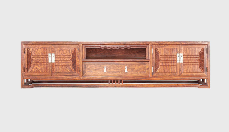 廊坊刺猬紫檀电视柜低柜现代中式全实木电视柜客厅高低柜